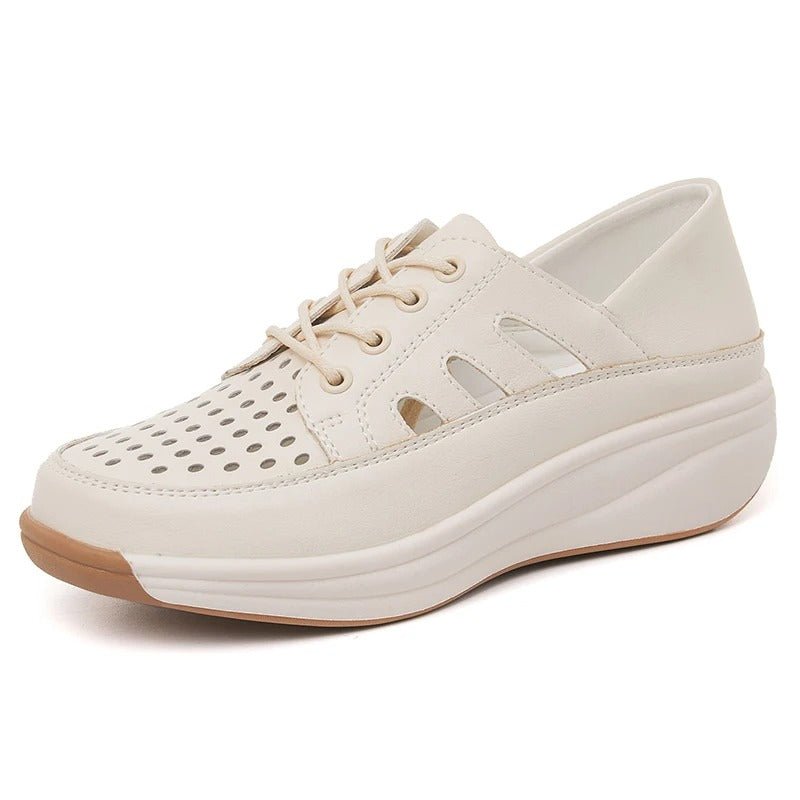 TANY- Chaussures compensées confortables et respirantes pour femmes. Style élégant & soutien optimal