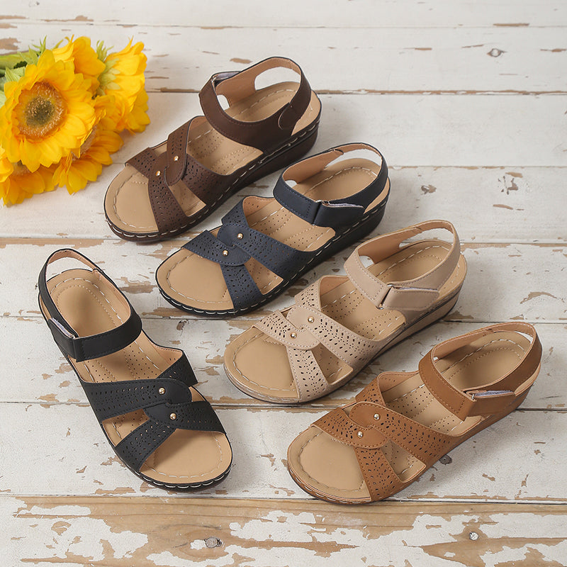 Stacy- Sandales à Talons compensées Légères et confortables pour femmes