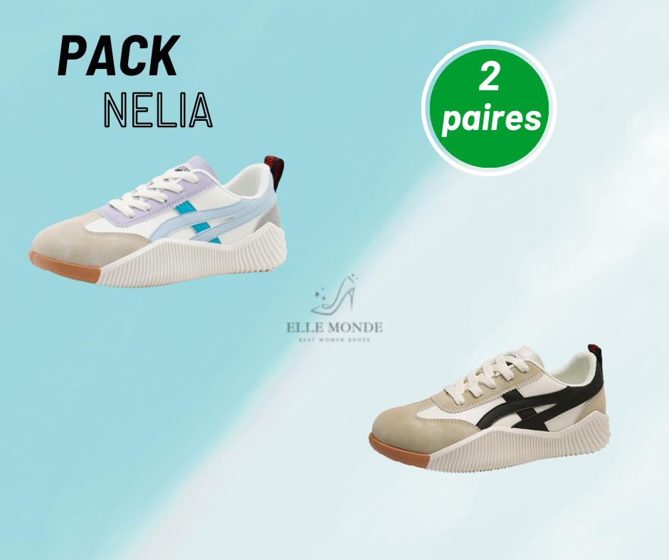 Nelia- chaussures confortables à semelle souple pour femmes