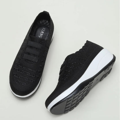 LANA- chaussures à Semelle Compensée et Respirantes pour Femmes