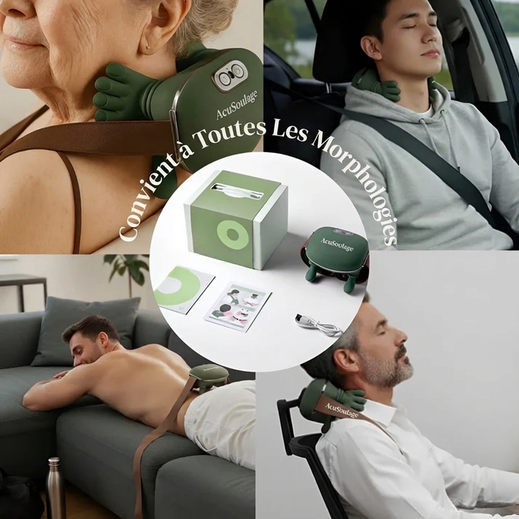 AcuSoulage™ | Smart Masseur Épaules & Nuque