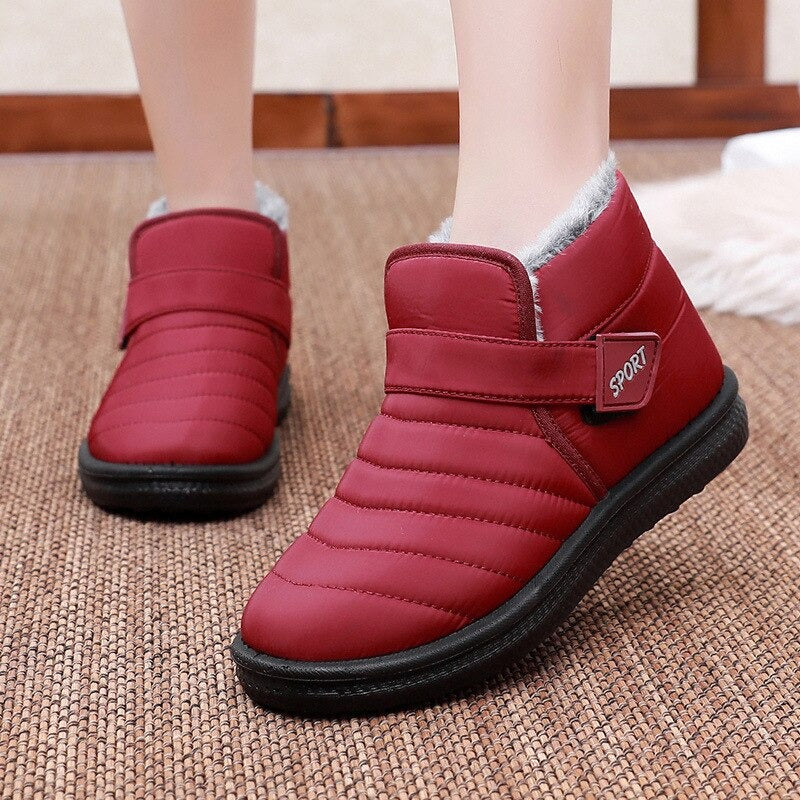 Sport- Bottines d'hiver chaudes antidérapantes pour femmes