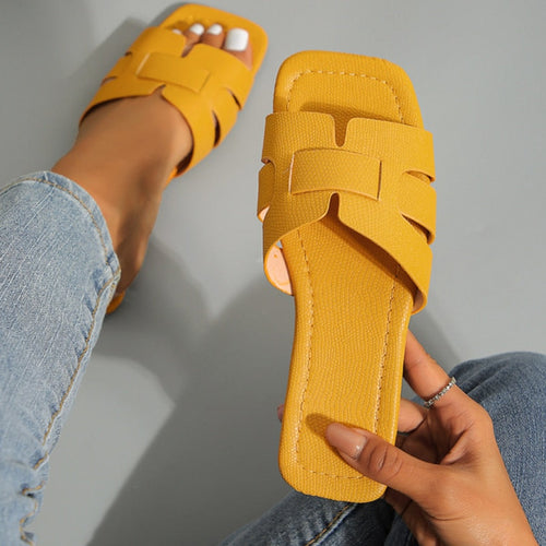 Helena- sandales plates design tendance d'été pour femmes