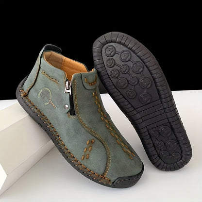 Nicole- Bottines en cuir confortables et antidérapantes pour femmes