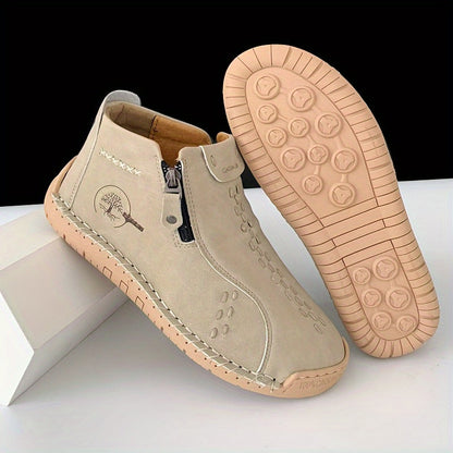 Nicole- Bottines en cuir confortables et antidérapantes pour femmes