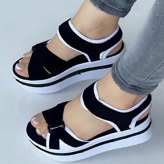 Eden- Sandales à talons Compensées pour femmes