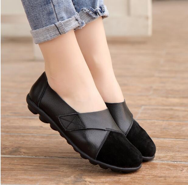 Stella- chaussures souple et décontractées en cuir pour femmes